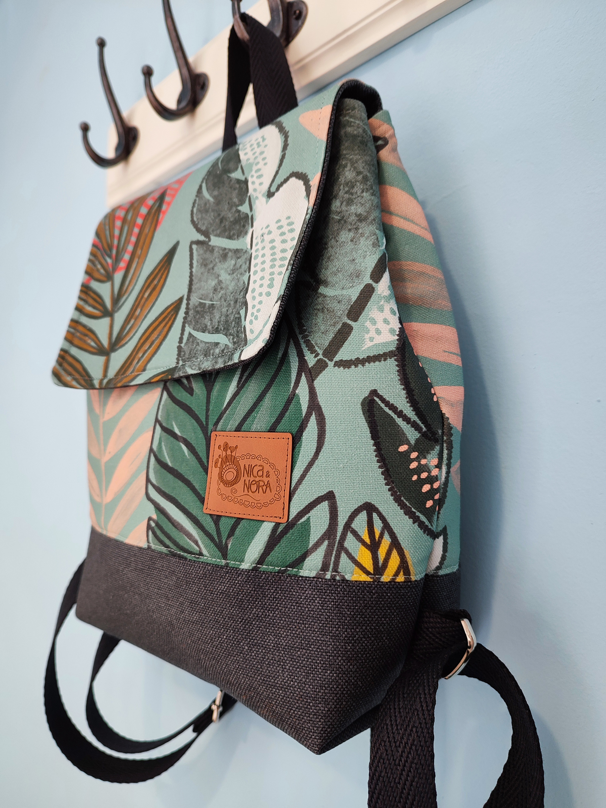 Mochila con solapa Belice detalle 